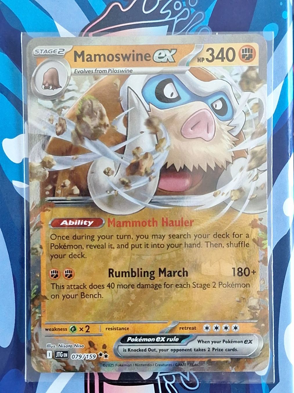 Pokémon Carte collezionabili: Mamoswine ex - #14 – Usato da Altstätten SG venduto da GGsGameshop