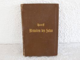 MEMOIREN DES SATAN Buch von Wilhelm Hauff Ausgabe um 1880