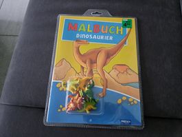 Dinosaurier Malbuch mit Figuren, NEU