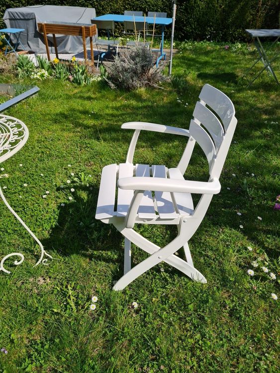 4 Gartenstühle klappbar, Venezia Kettler Kaufen auf Ricardo