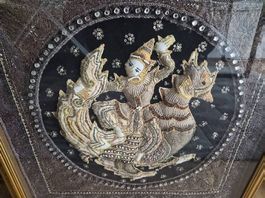 Thailändischer Wandteppich 60x60cm
