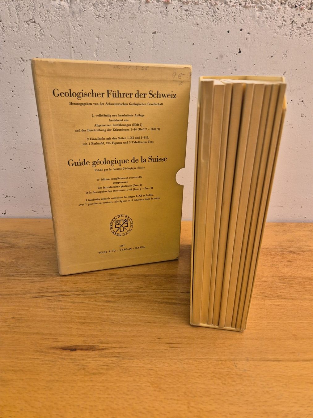 Libri: Guide géologique de la Suisse 1967 – Usato da Bogis-Bossey venduto da VNT-GE.ch