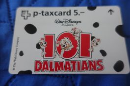 PTT p-taxcard 5.- 101 Dalmatians Disney Sammlerstück