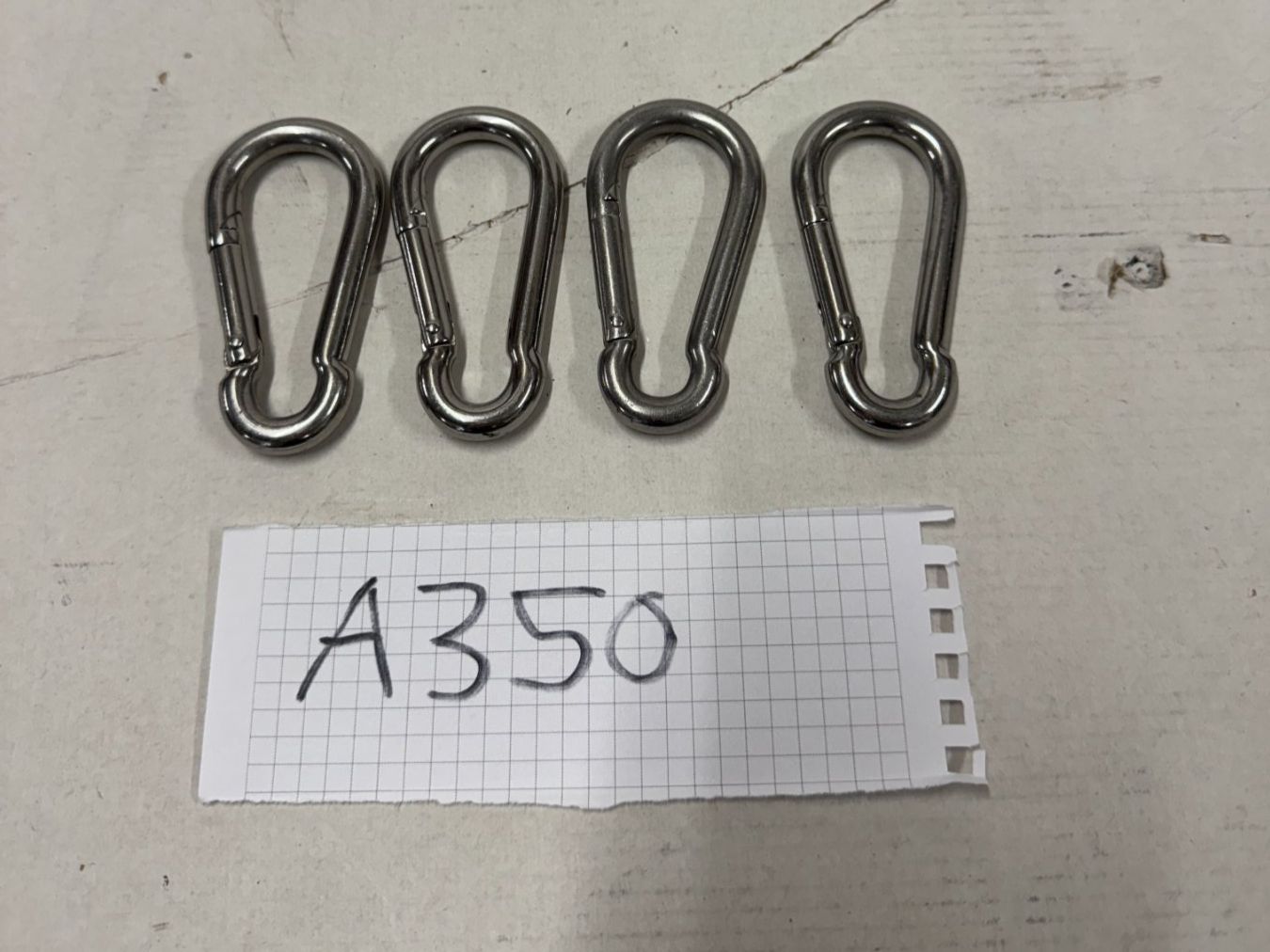 Kletterausrüstungen: 4x Karabiner (A350) – Neu (gemäss Beschreibung) aus Däniken SO von Profog1 5