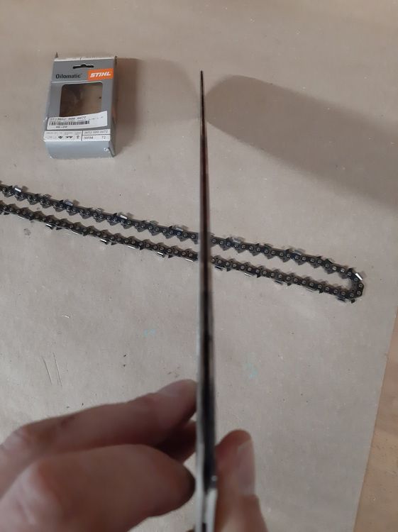 30cm Carving Schwert 1/4" Kette Für Stihl 017 MS 170 Guide Bar Chain Schiene E - Foto 6