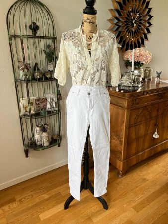 ⭐️ Schöne weisse Sommer Jeans Gr 36 (S)⭐️