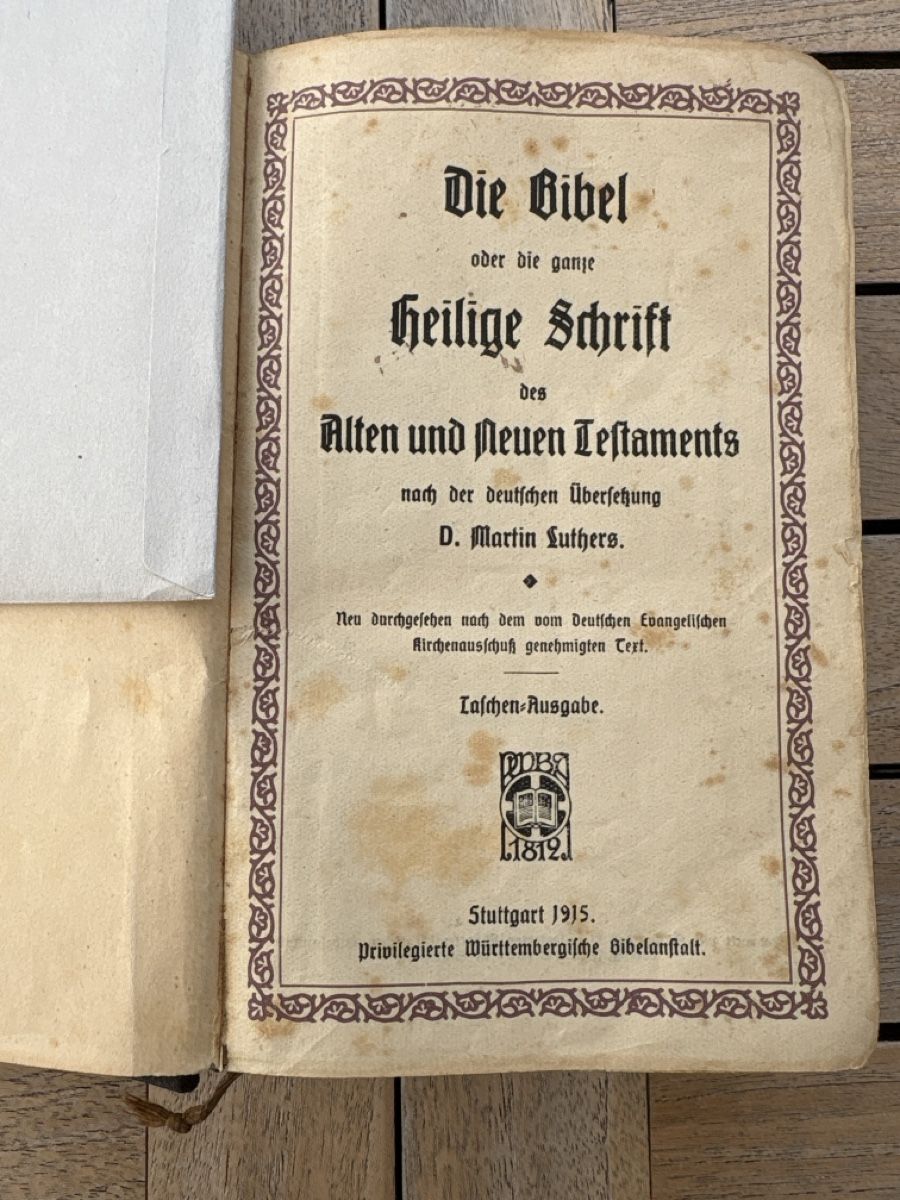 Libri: Die Bibel oder die Heilige Schrift des AT und NT – Usato da Verscio venduto da Foroglio