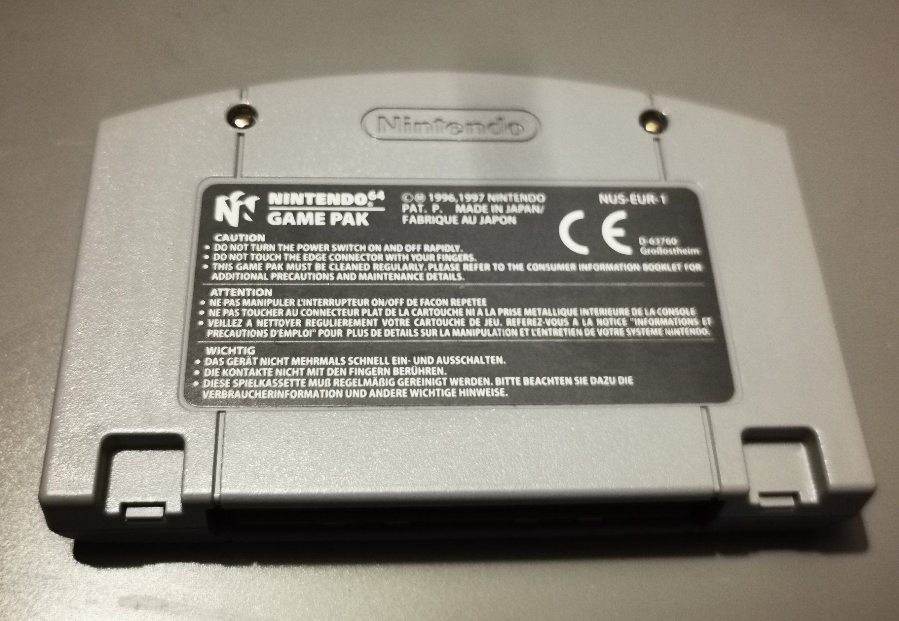Nintendo Spiele: Nintendo 64 Racing Simulation 2 - getestet PAL Deutsch N64 – Gebraucht aus Opfikon von Yoshis_World 2