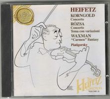 Korngold / Rózsa / Waxman-Heifetz – Concerto/Carmen Fantasy