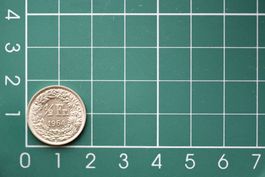 835er silber 50 rappen 1964