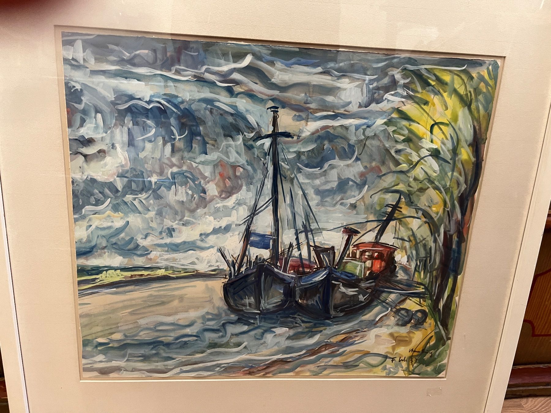 Tableaux: Gemälde signiert – D'occasion à Stetten AG par Brissago25 1