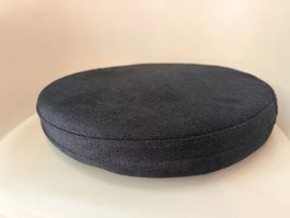 Fabury Drehkissen Sitzkissen schwarz, rund, nie gebraucht