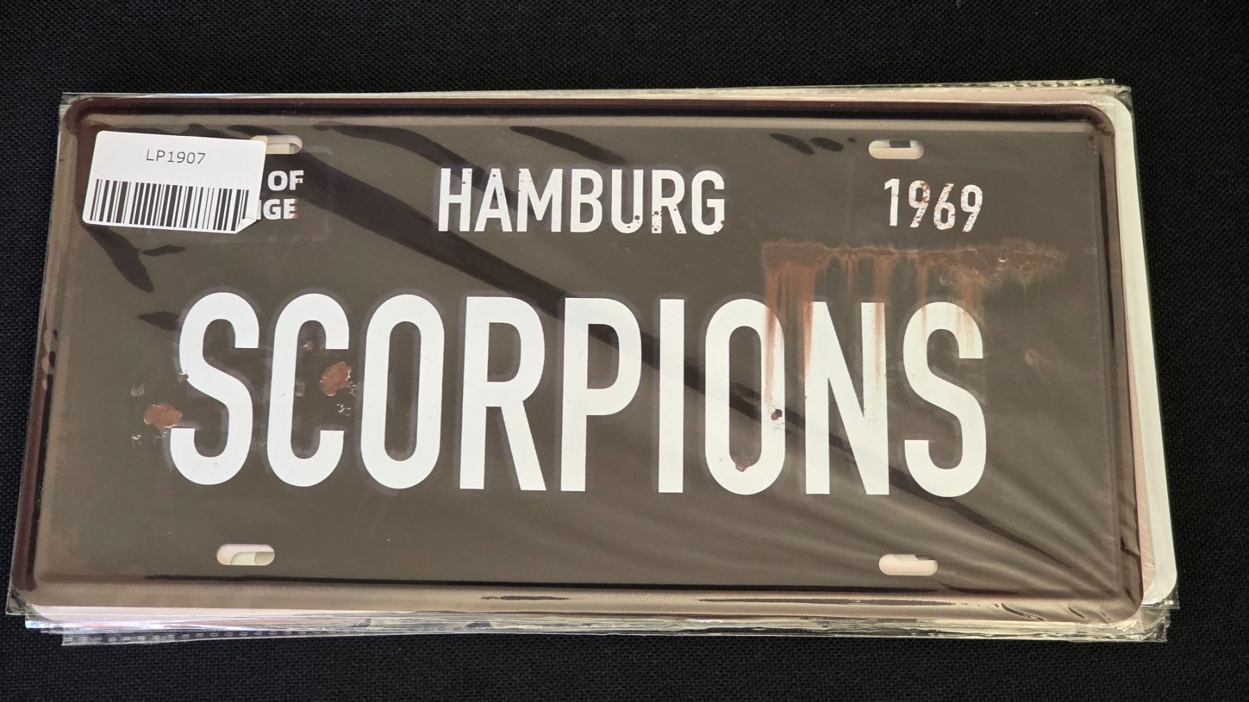 Insegne: Blechschild Scorpions Hamburg – Nuovo e nell'imballaggio originale da Wangen SZ venduto da Charlie_Firpo