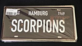 Blechschild Scorpions Hamburg