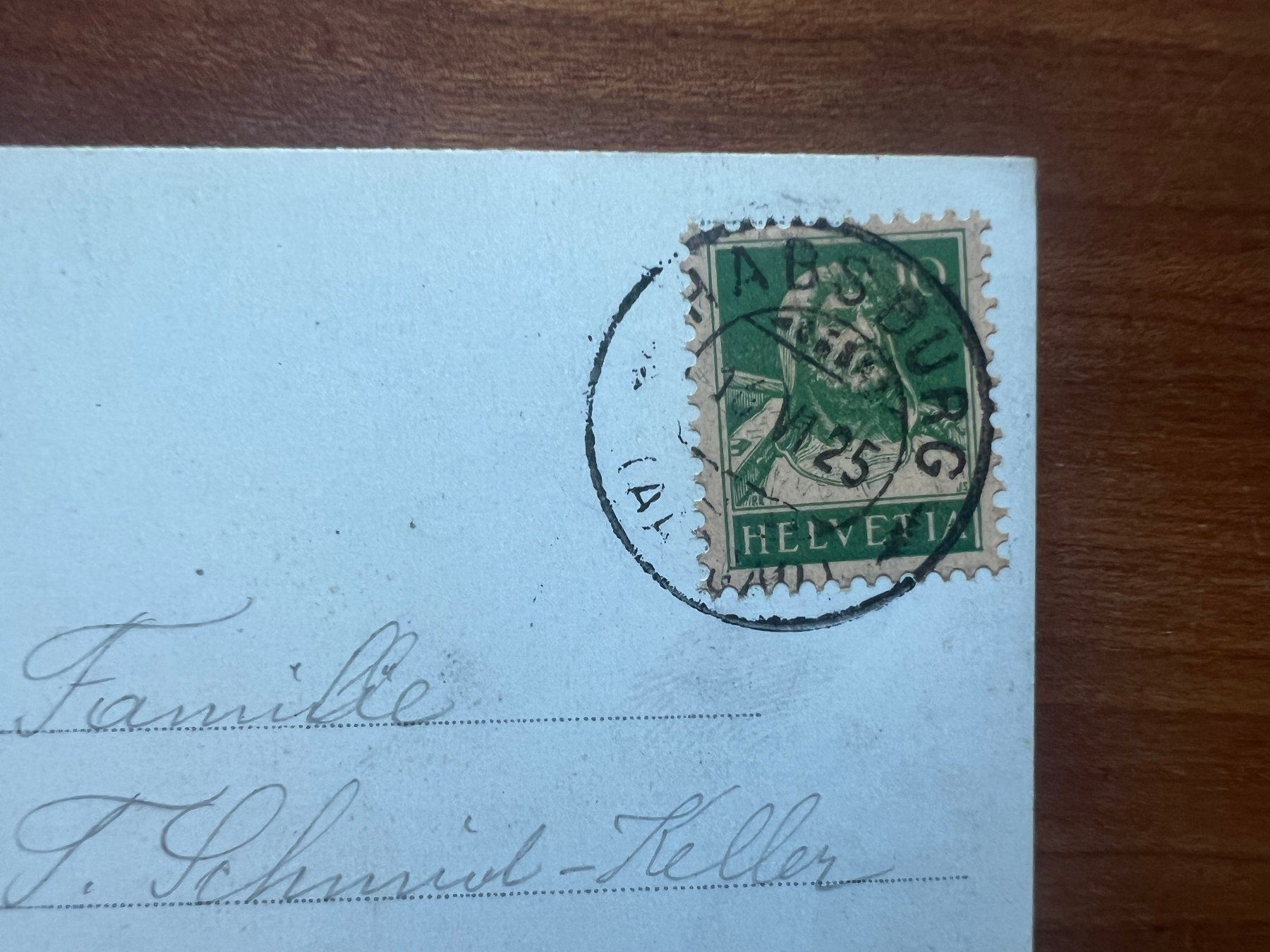 Ansichtskarten: AK   1925 Habsburg   (G3065) – Gebraucht aus Hinwil von Sidi4 1