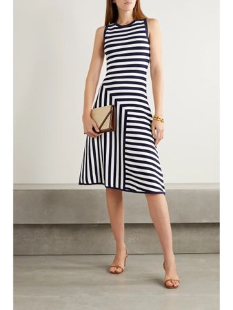 Striped Knit Summer Dress by Michael Kors, XS