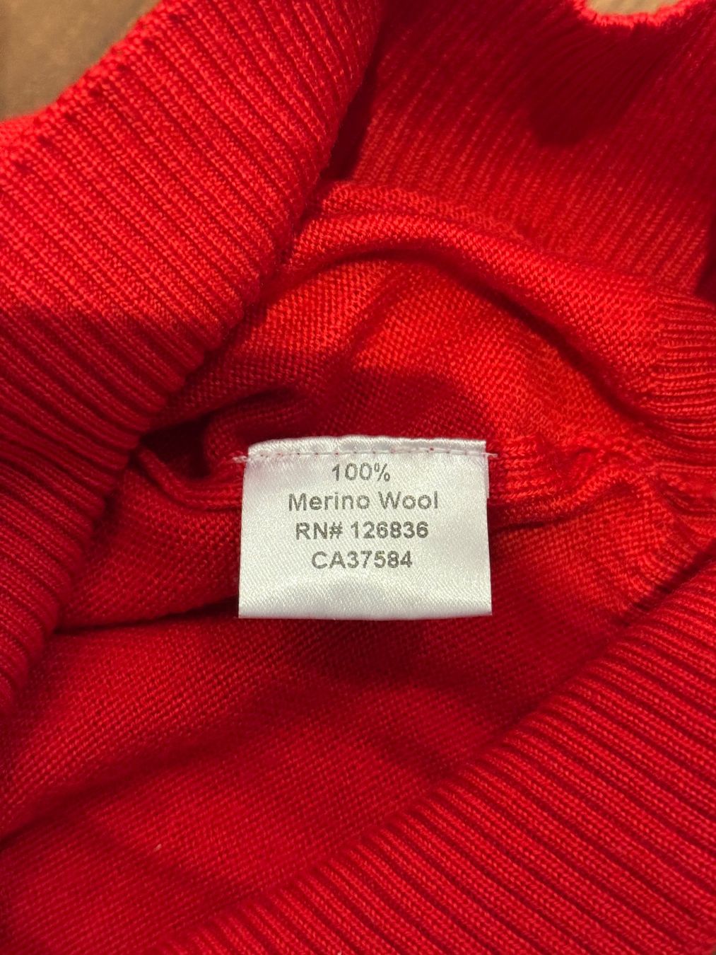 Lindeberg Maglioni & Felpe: J.Lindeberg Merino V-Neck Pullover rot – Usato da Gränichen venduto da lixil 6