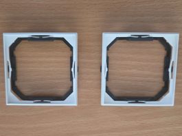 Loxone Feller EDIZIOdue zwei Adapterrahmen Set Weiss