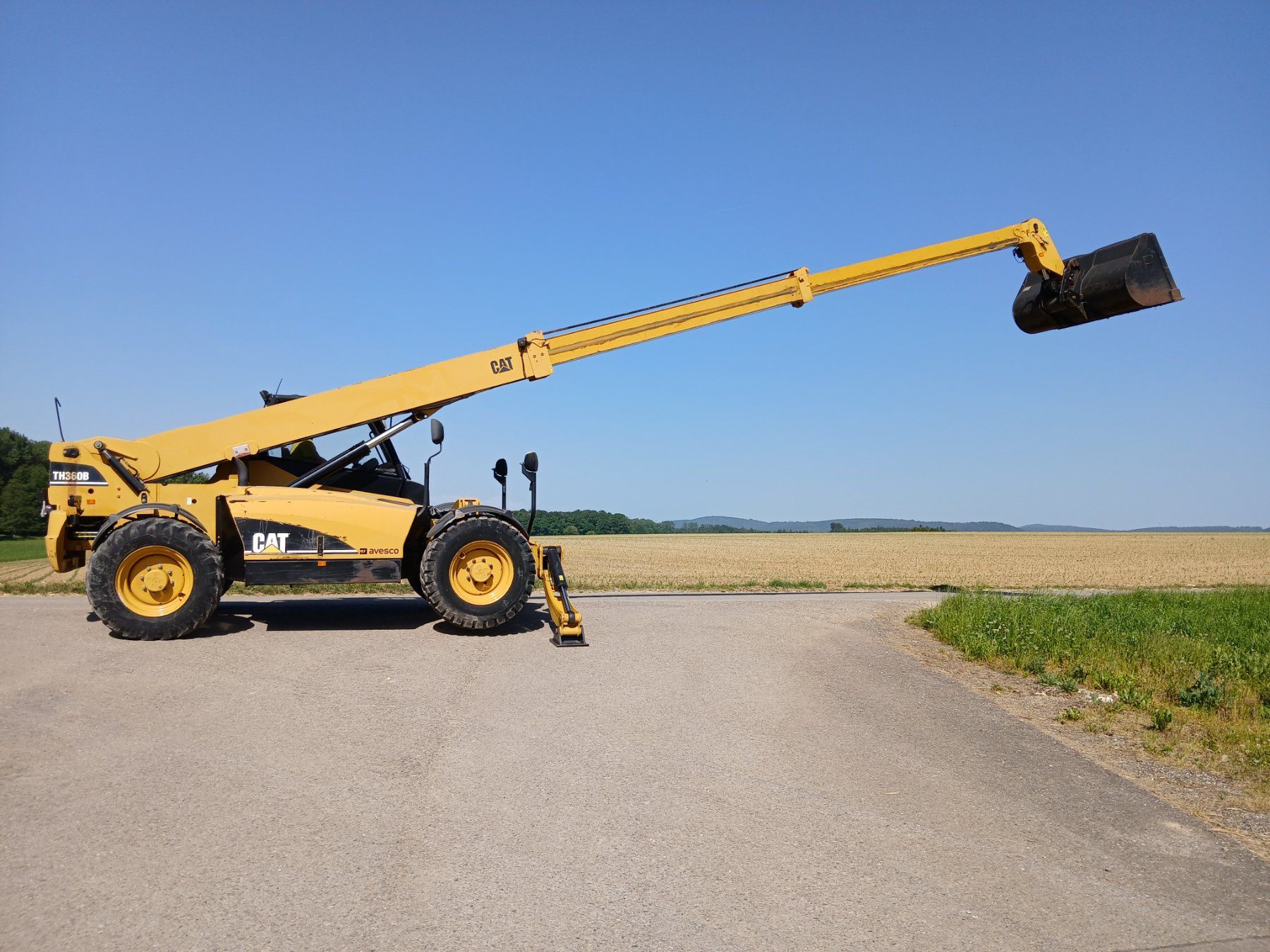 Tutte le macchine: CAT TH360B chargeur téléscopique Caterpillar – Usato da Vendlincourt venduto da Moserre 7
