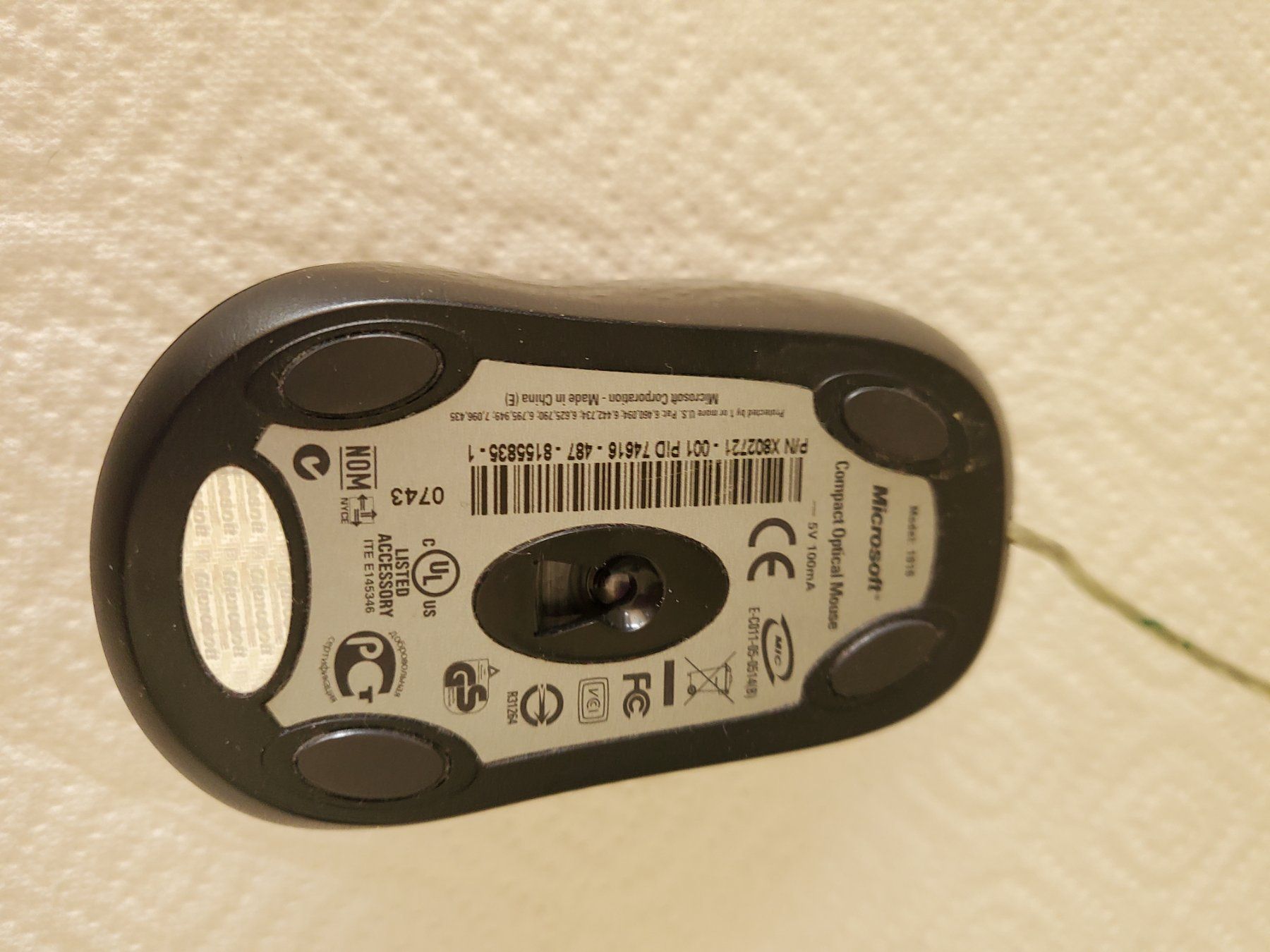 Microsoft Mouse: Microsoft USB Kabel kleine optische Maus – Nuovo (secondo la descrizione) da Unterägeri venduto da ani_pn8n 3