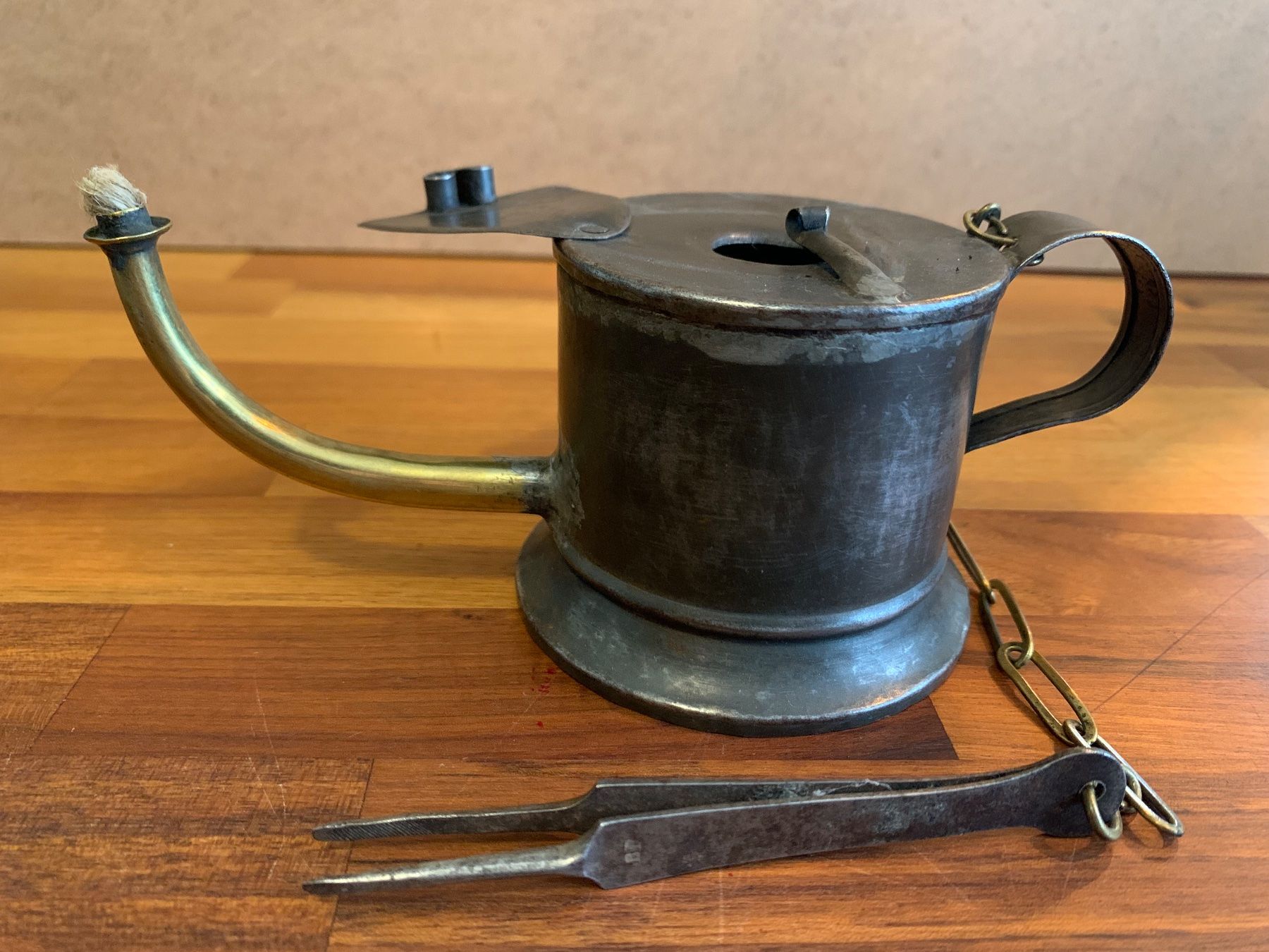 Lampade: sehr schöne Öllampe – Usato da Winterthur venduto da sommer_2019 2