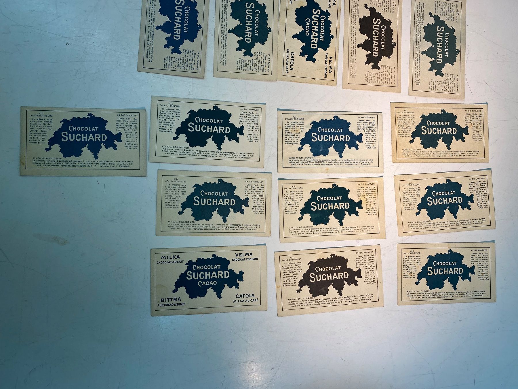 Suchard Carte collezionabili: 20 Antike Chocolat Suchard Sammelkarten – Usato da Hindelbank venduto da Warentaxi 6