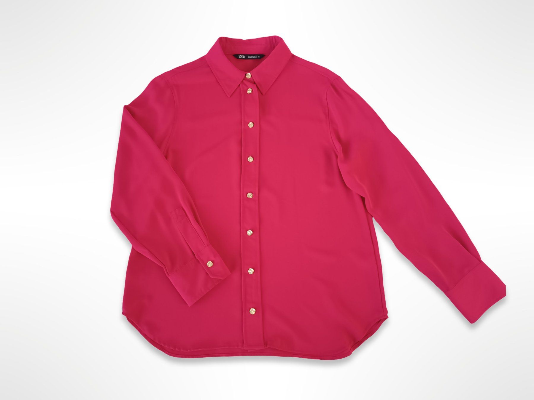 Zara Camicette: ZARA Bluse magenta Gr. L – Usato da Suhr venduto da Restwert_Suhr