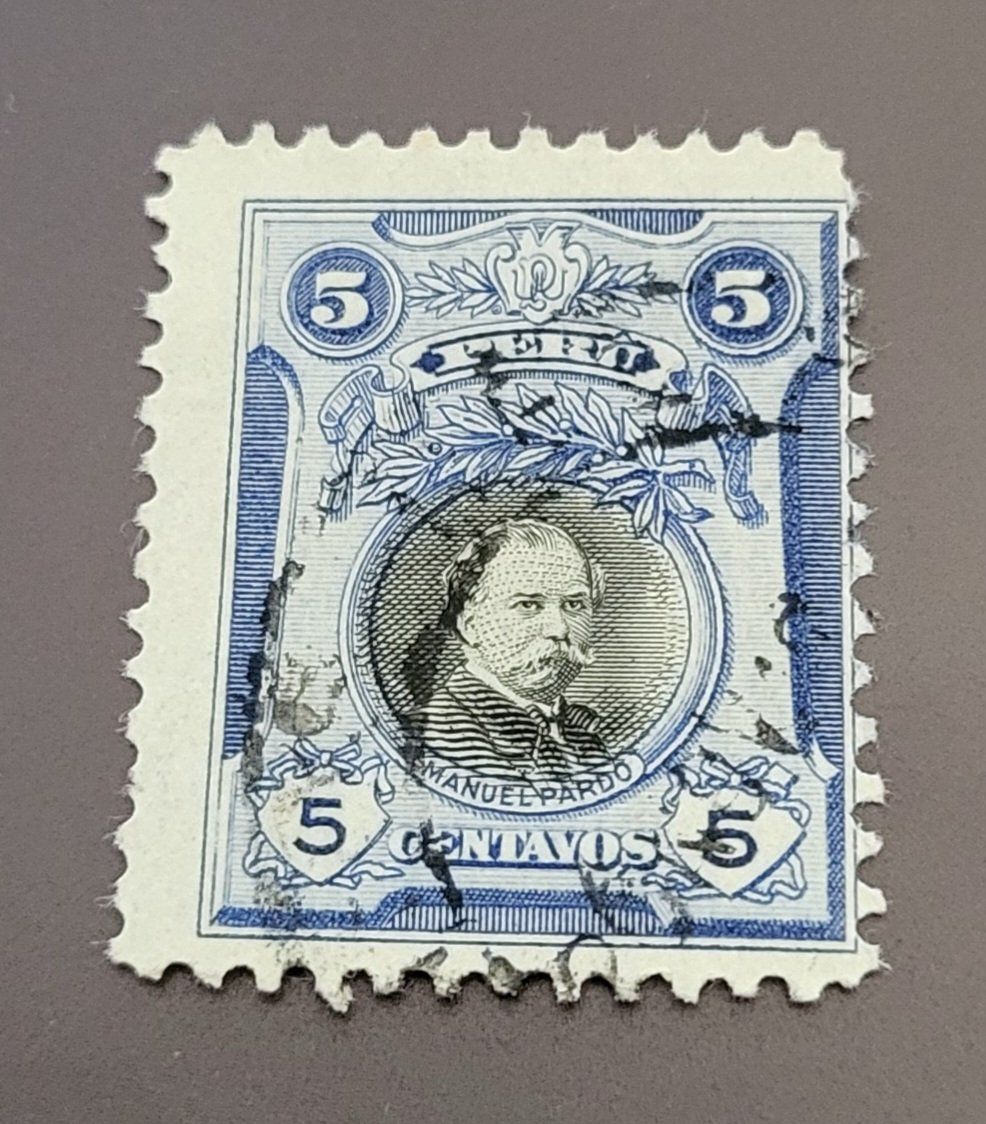 Tutti i francobolli: Peru 1918 alte briefmarke – Usato da St Gallen venduto da Stampsalshobby