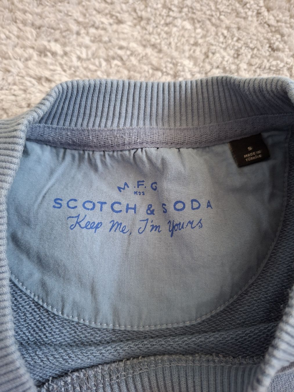 Maison Scotch Maglioni & Felpe: Sweatshirt Scotch & Soda bleu clair taille S coton bio – Usato da Renens VD venduto da ser_j2fn 6