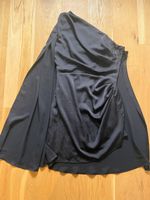 Elegantes schwarzes One-Shoulder Kleid Gr. 36