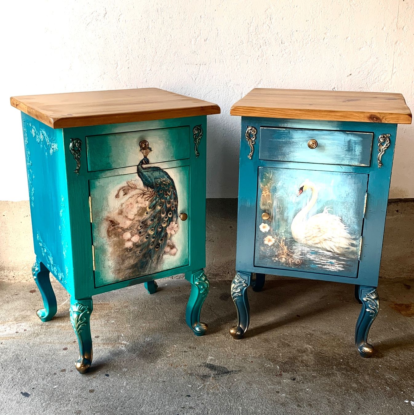 Comodini: Wunderschöne Set 2 Nachtische Unikat – Usato da Balgach venduto da Atelier-el-trastero 7