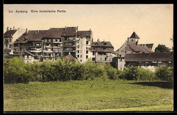 Cartes postales: AK Aarberg, Eine malerische Partie – D'occasion à Berlin par bartko-reher