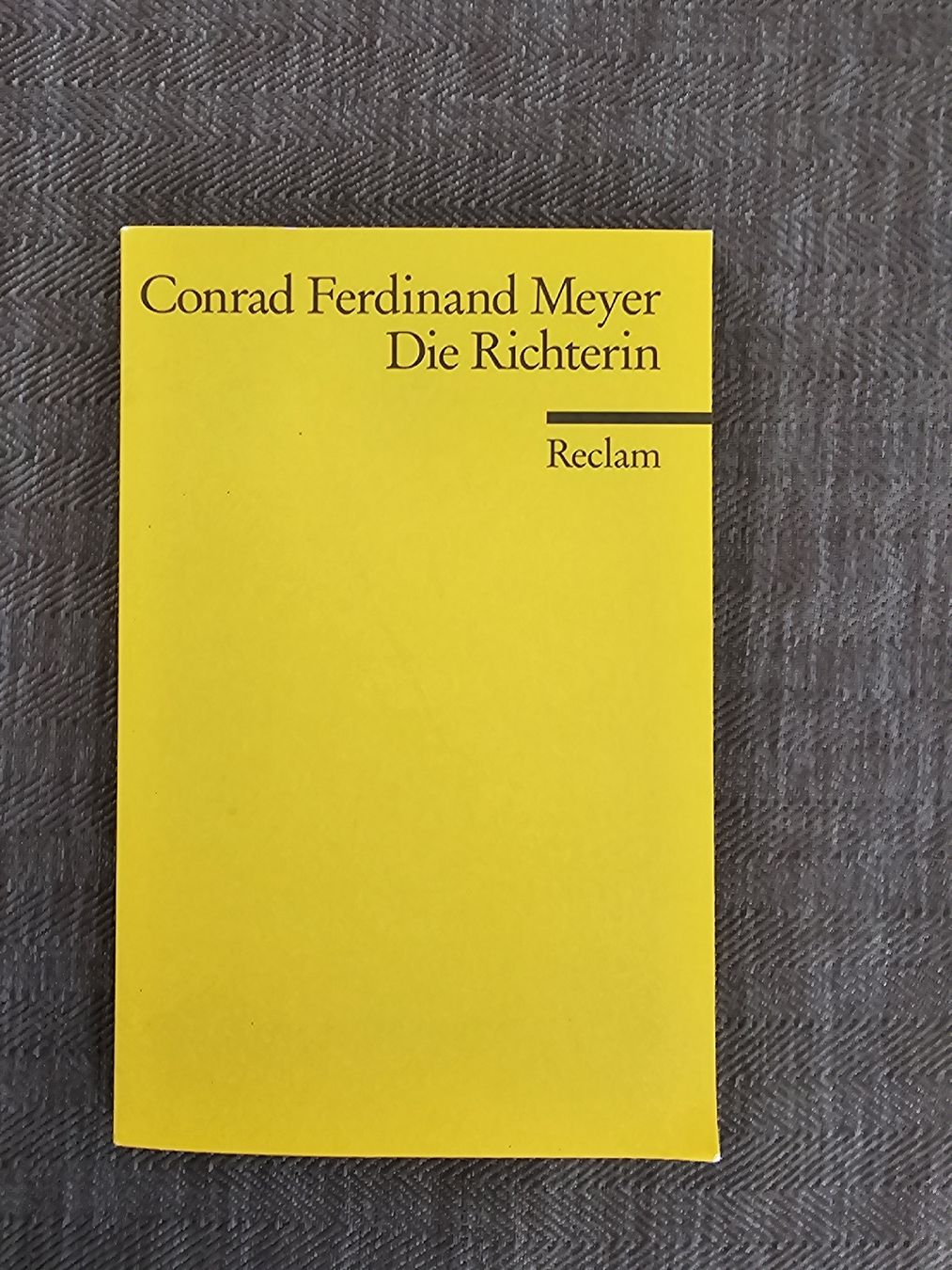 Libri: Conrad Ferdinand Meyer - Die Richterin - Reclam – Usato da Birmensdorf ZH venduto da mku_9qbw