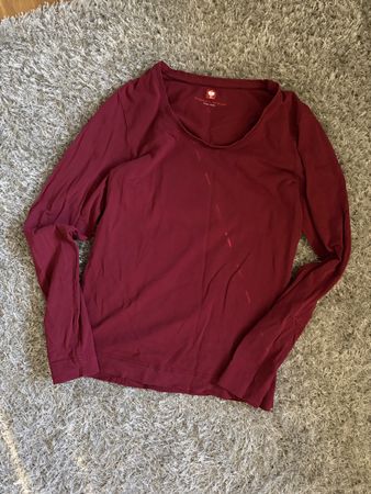 Engelbert Strauss Long Sleeve Shirt Ladies Size S Burgundy