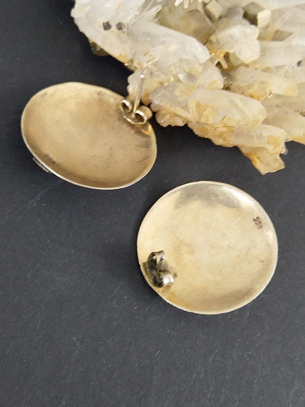 Ohrringe & -stecker: RUNDE OHRRINGE IN 925 SILBER – Gebraucht aus Romanshorn von BoutiqueA 1
