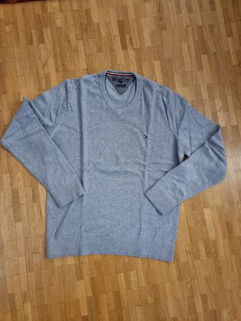 Pull homme bleu ciel TOMMY HILFIGER L