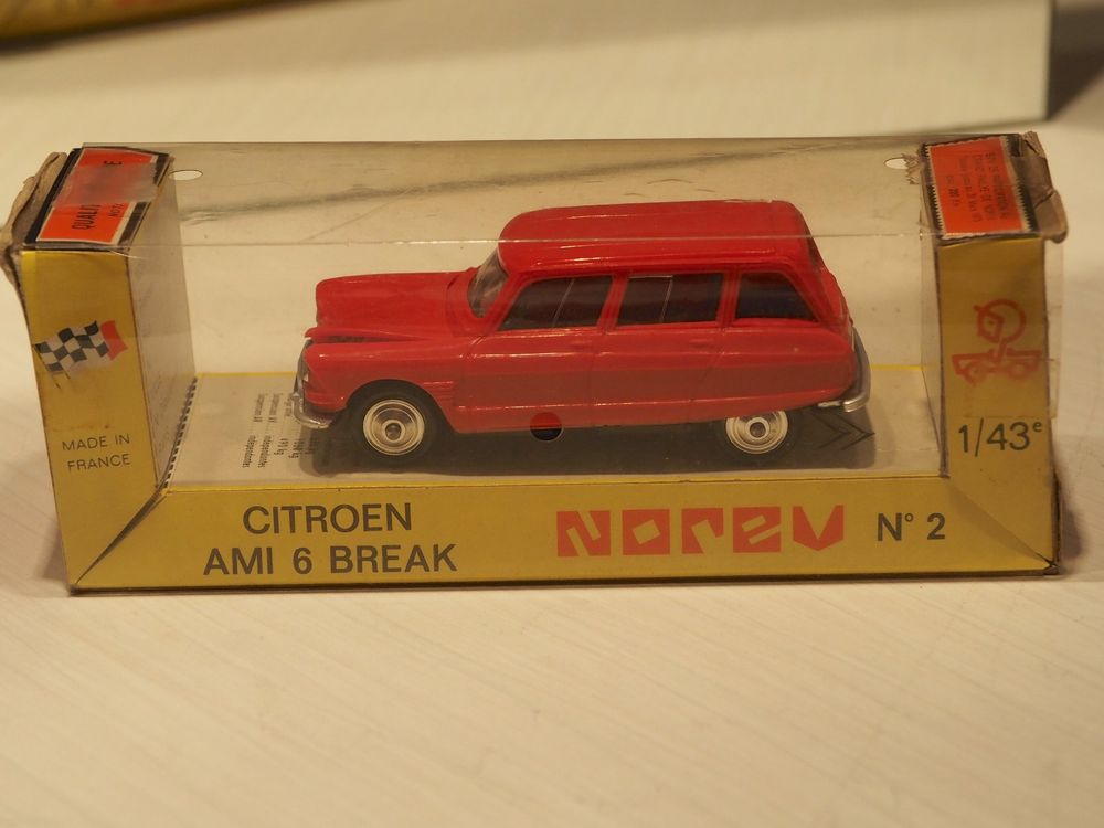 NOREV Citroën Ami 6 Blanche - Miniature 1:43 - Occasion En Boîte