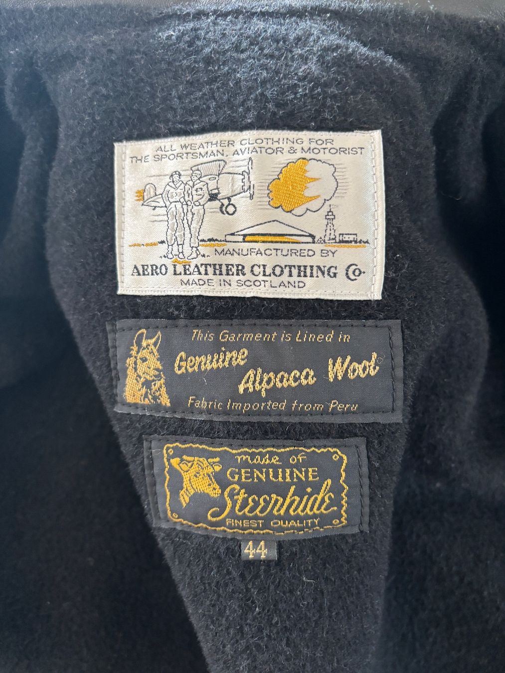 Aero Leathers Clothing Giacche: Aero Leather Barnstormer jacket Steerhide 44 - Neuve – Usato da Prangins venduto da pad2424 6