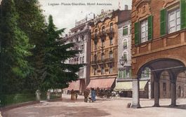 Lugano - Piazza Giardino Hotel Americana