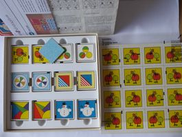 Lernspiel schau genau, Ravensburger 1971, d, e, f, i