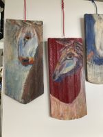 Kunst Pferd Ross Bild Malerei Gemälde Künstlerin E. Bühler