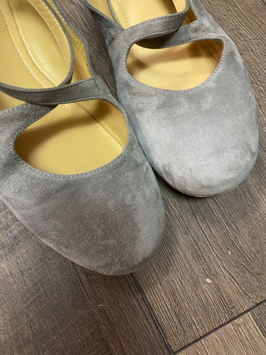 Scarpe da donna: Truman Leder Ballerina hellgrau 38.5 – Usato da Büron venduto da Coerner 1