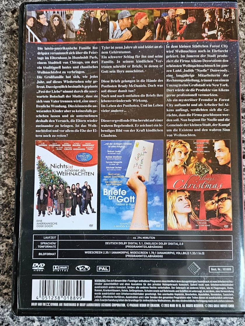 Alle DVDs: WEIHNACHTEN SPIELFILM BOX/ DVD – Gebraucht aus Geuensee von jes_9xyk 1