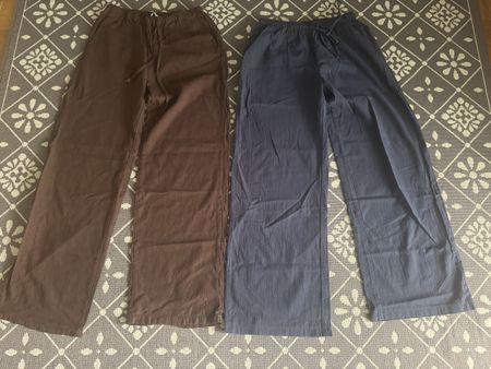SOMMER Damen Hosen Gr. M, Blau, leicht & bequem☀️🌷☀️
