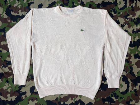 Vintage 90s Lacoste Sweatshirt Coton Sz L