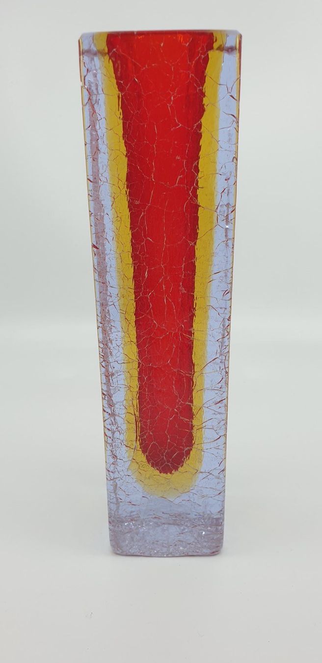 Murano Vase & Récipients: Murano Blockvase – D'occasion à Emmen par Brockofsky