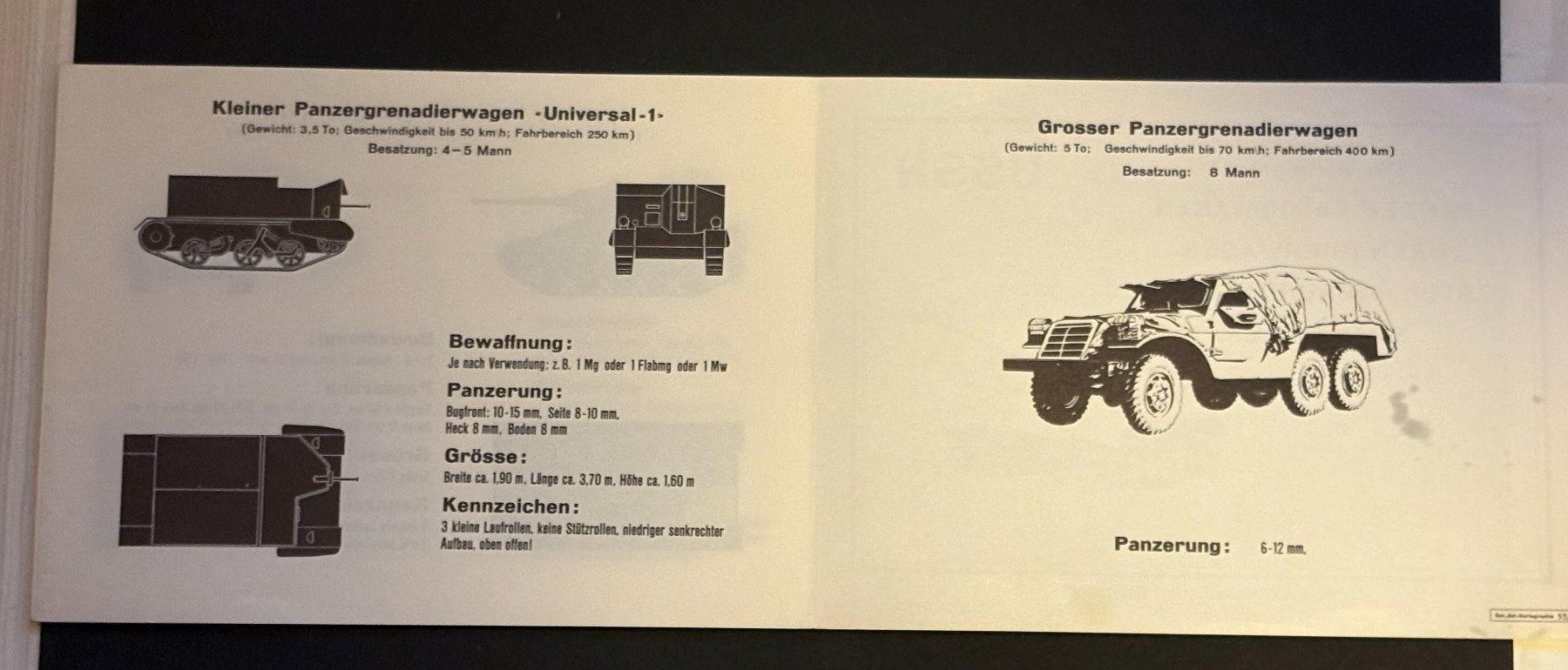 Schweizer Armee Armi bianche: SCHWEIZER ARMEE DIE WICHTIGSTEN PANZER-KAMPFWAGEN – Usato da Ostermundigen venduto da Wyatt-Earp 4