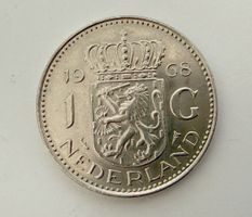 Münze 1 Gulden Juliana Königin der Nederlanden 1968