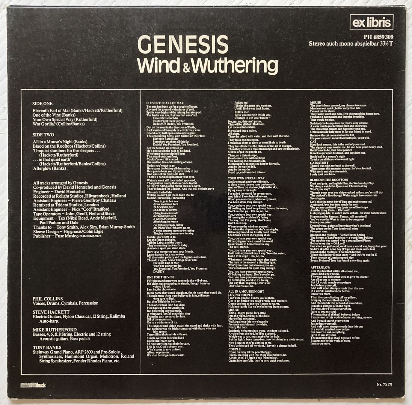 Dischi in vinile: GENESIS - WIND & WUTHERING – Usato da Bottens venduto da hotter-than-hell 1