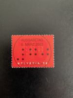 2003: Sondermarke Blindenwesen mit Ersttag Vollstempel